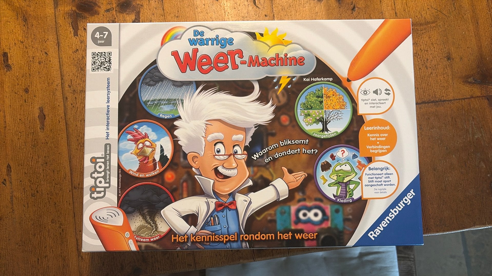 Tiptoi De Warrige Weer-Machine - Interactief Kennisspel, Kinderen en Baby's, Speelgoed | Educatief en Creatief, Zo goed als nieuw