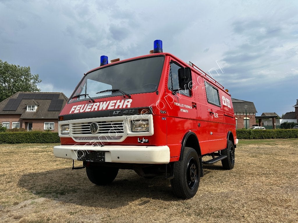 Brandweer VW LT40 TD 4x4 '94, 39dkm. Lage gearing, 3x Sper!, Overige modellen, 95 pk, Overige bekleding, 2500 kg