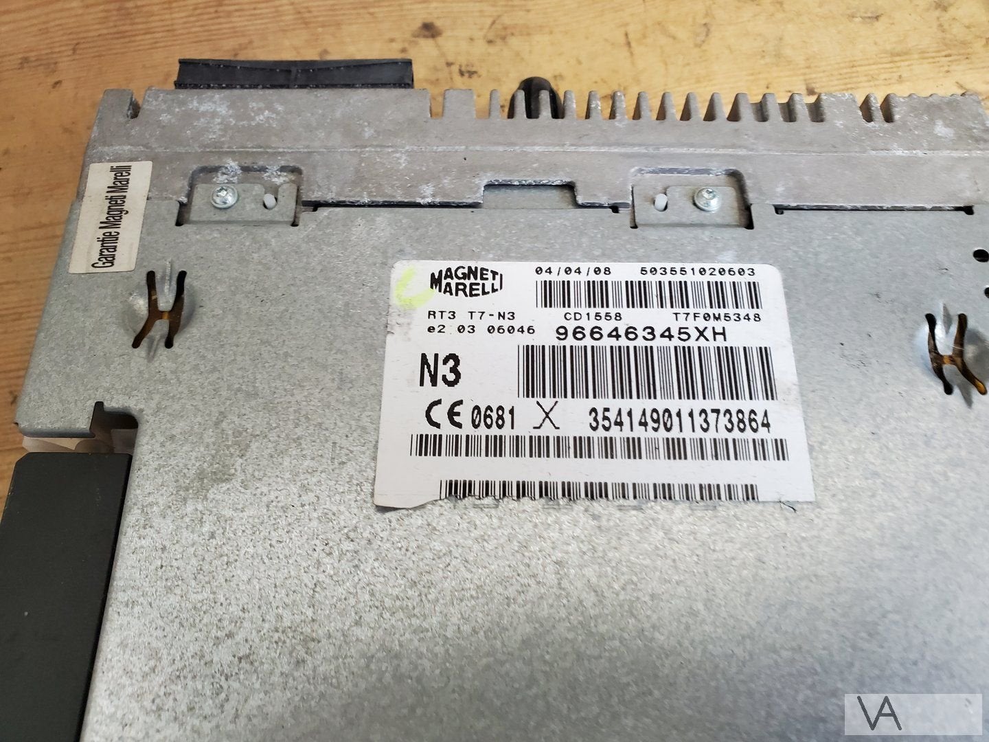 Peugeot 308 navigatie radio rt3 2007 - 2010 96646345xh €100, Gebruikt, -, -, Ophalen of Verzenden