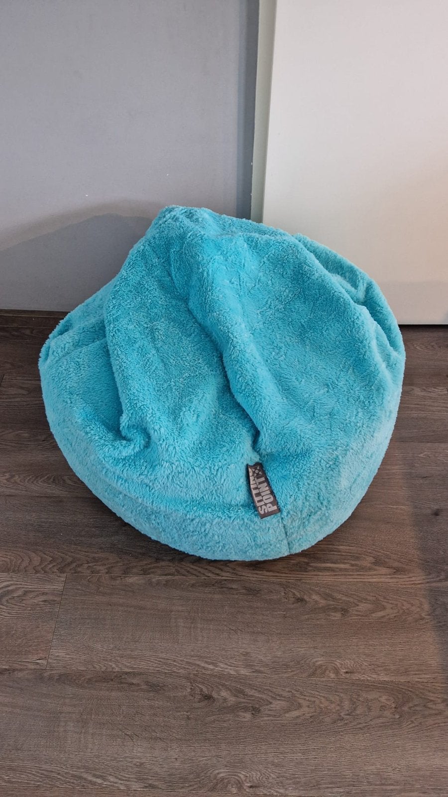 Sitting point Fluffy XL zitzak blauw, Ophalen, Zo goed als nieuw, Blauw