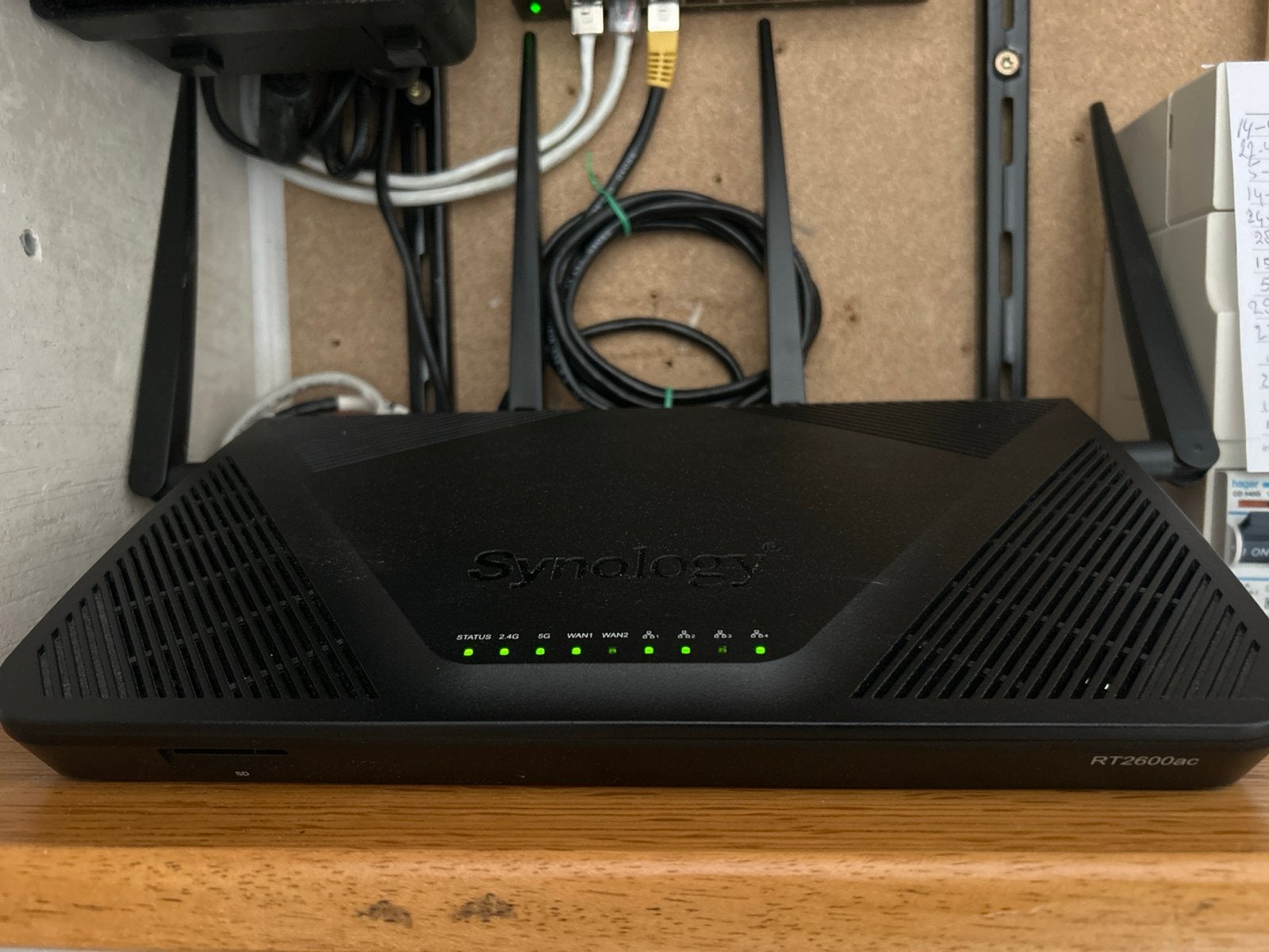 Synology RT2600ac Router/Modem, Computers en Software, Ophalen of Verzenden, Zo goed als nieuw, Router met modem