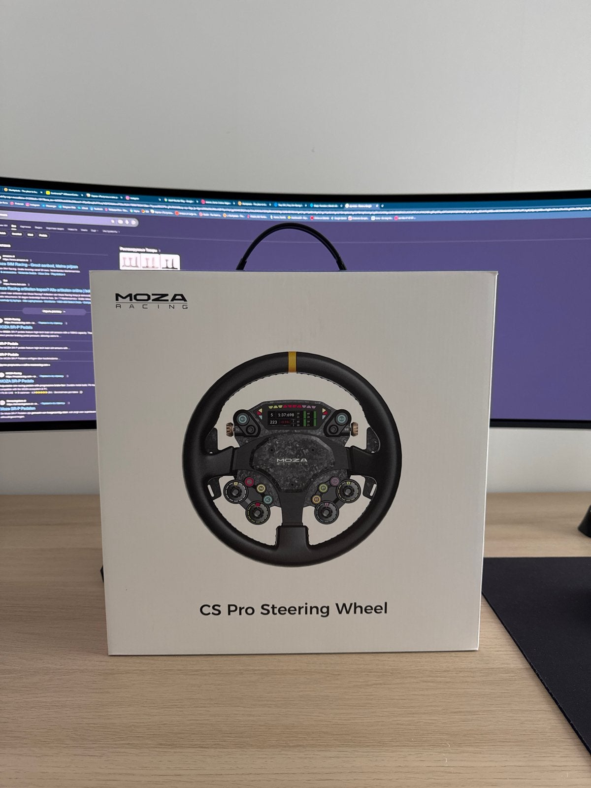 Moza Racing CS Pro Stuurwiel - Nieuw in doos, Racestuur, Nieuw, Ophalen of Verzenden, Direct drive