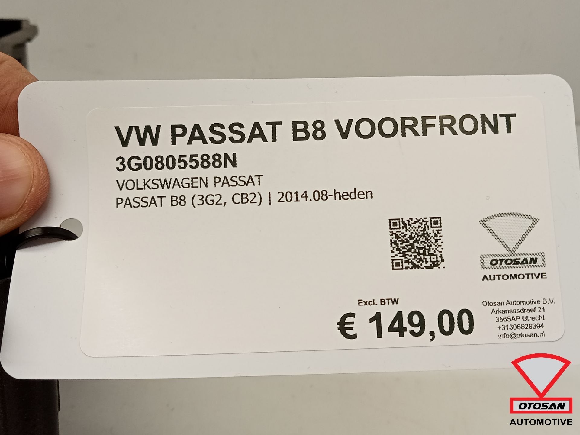 VW Passat B8 2014+ Voorfront Front Origineel! 3G0805588N, Gebruikt, Volkswagen, Volkswagen AG, Berliner Ring 2
38440  Wolfsburg, DE