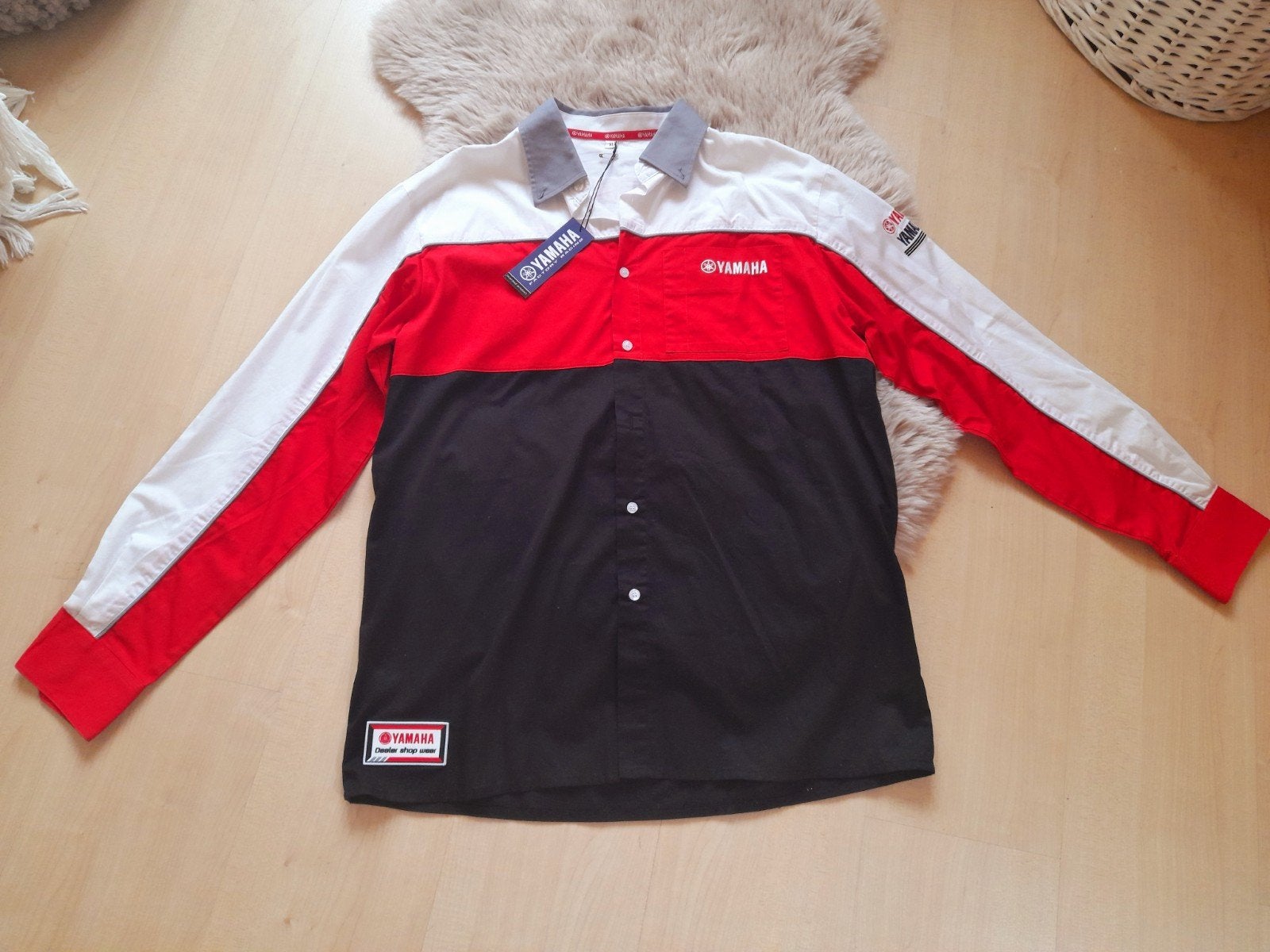 Originele yamaha overhemd M &XL, Motoren, Kleding | Motorkleding, Ophalen of Verzenden, Tweedehands, Handschoenen