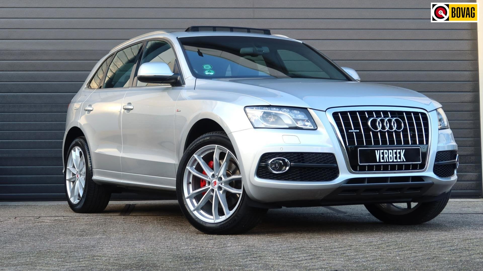 Audi Q5 3.2 FSI quattro Pro Line S Pano/Luxe/1 Eigenaar/Top, Auto's, Automaat, Dealer onderhouden, Gebruikt, Zwart
