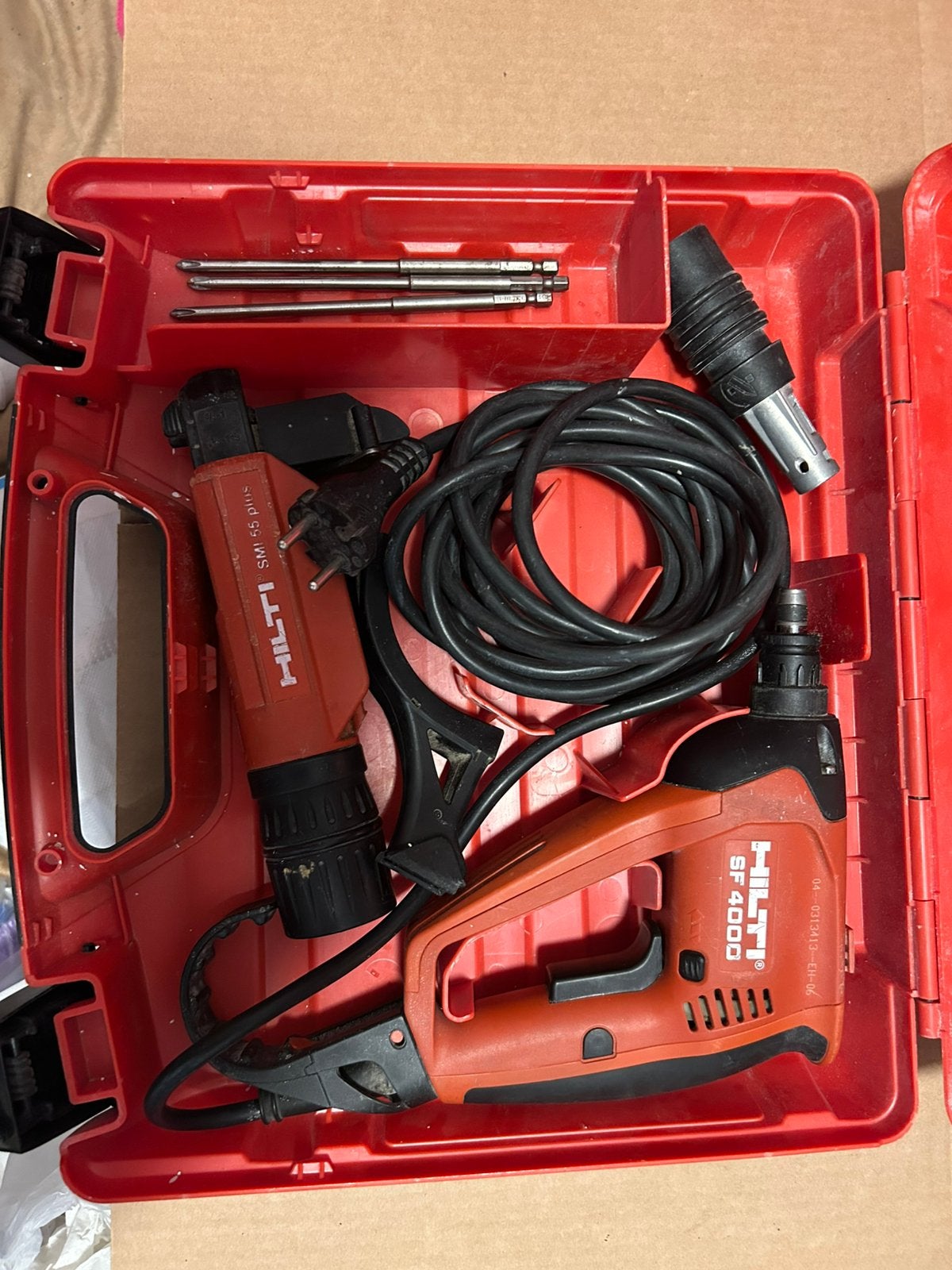 Hilti sf4000 + SMI 55 Plus, Ophalen of Verzenden, Zo goed als nieuw, Boor- en Schroefmachine