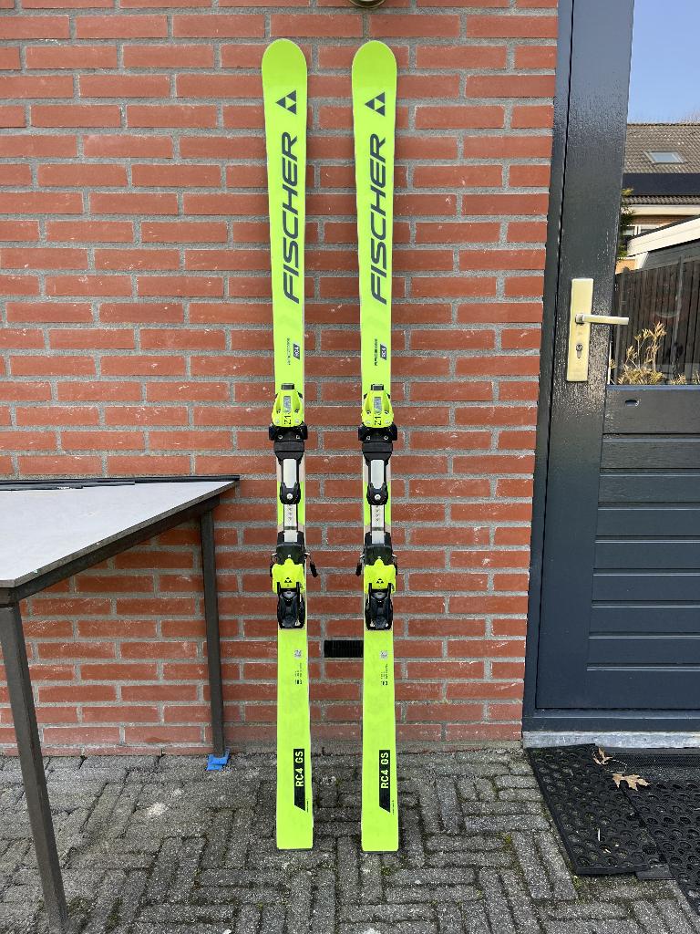 FISCHER RC4 GS 183 + Z18 bindingen, 160 tot 180 cm, Fischer, Ophalen of Verzenden, Zo goed als nieuw