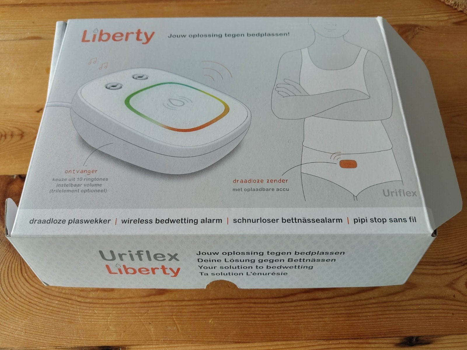 plaswekker met trilfunctie uriflex liberty met broekjes, Ophalen of Verzenden