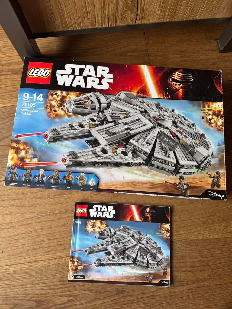 Lego star wars 75105 Millennium Falcon, Ophalen, Star Wars, Lego, Zo goed als nieuw