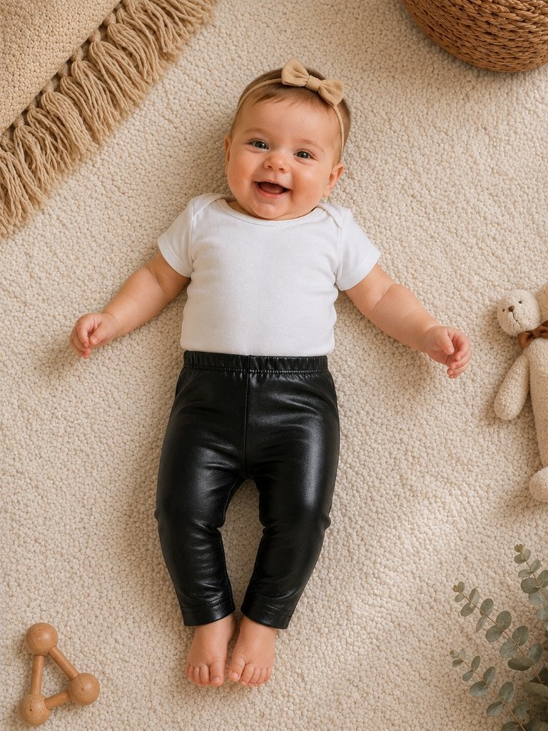 Legging chicaprie zwart nepleer maat 74 NIEUW, Kinderen en Baby's, SO, Broekje, Meisje, Nieuw