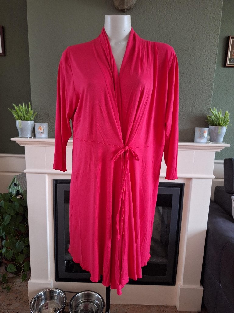 Atmos Fashion roze cardigan vest 46 XXL, Kleding | Dames, Verzenden, Maat 46/48 (XL) of groter, Zo goed als nieuw, Roze