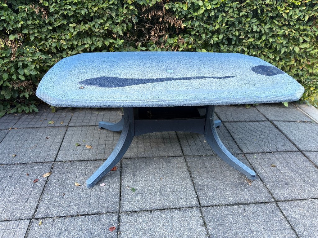 Tuintafel, Ophalen, Gebruikt, Ovaal, Kunststof