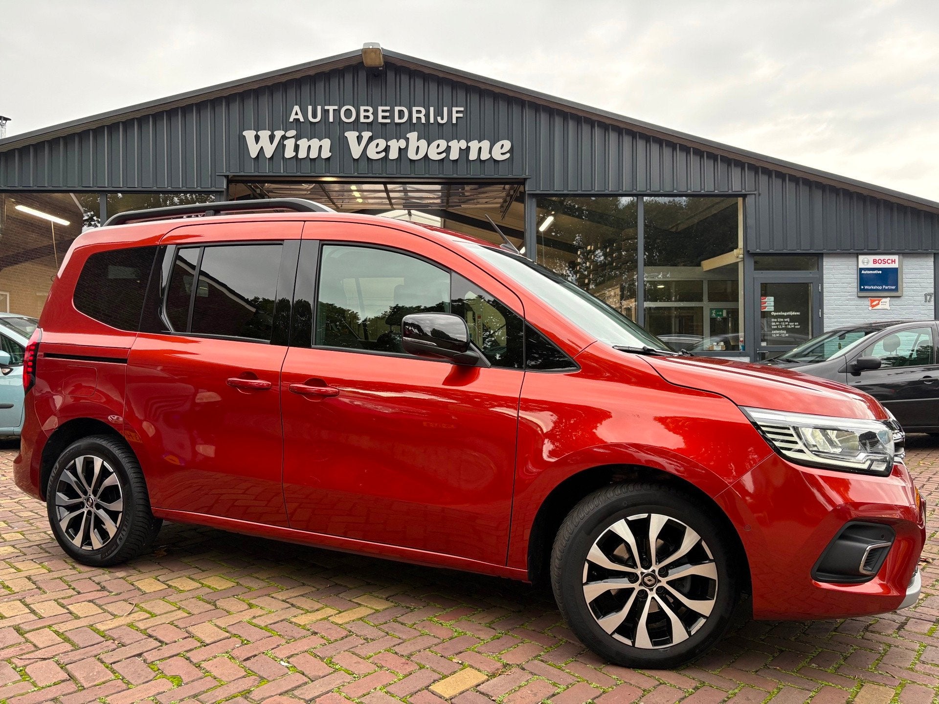 Renault KANGOO Automaat groot navigatie, Auto's, Gebruikt, Bruin, Leder en Stof, 14 km/l