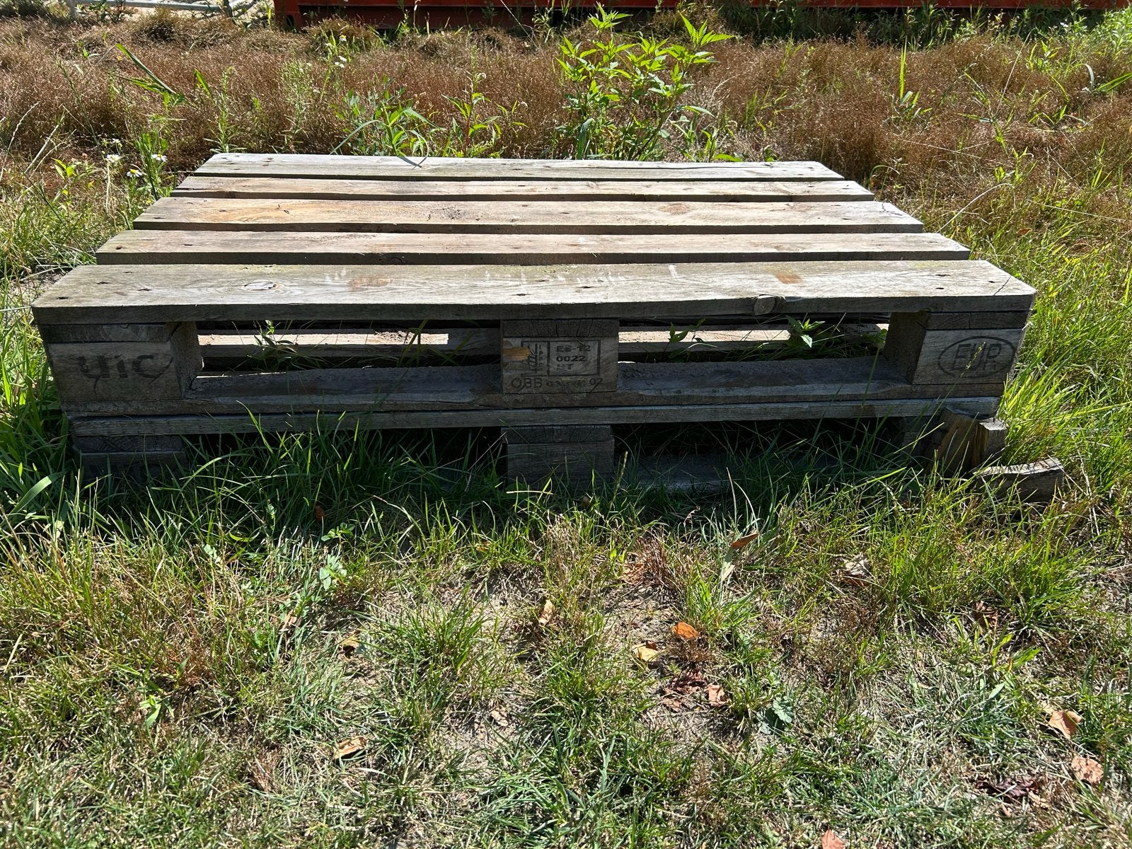 Twee gebruikte Europallets, Ophalen, Gebruikt, Minder dan 200 cm, Pallet