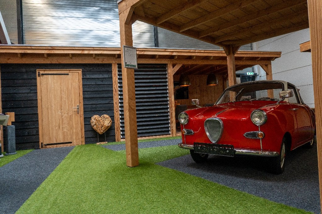 Blokhut, tuinhuis of overkapping | BEZOEK SHOWROOM, 3 ramen of meer, 250 tot 500 cm, Blokhut, Nieuw
