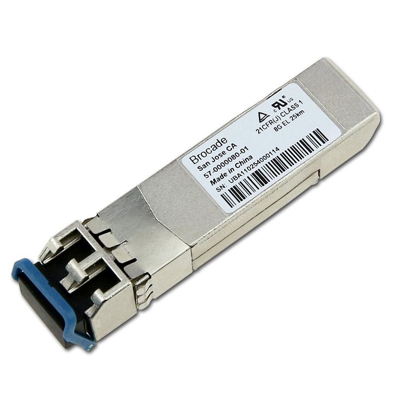 Brocade 8 Gbit/s SFP+ ELWL 25Km Tranceiver 57-0000080-01, Niet ingevuld, Niet ingevuld, Niet ingevuld