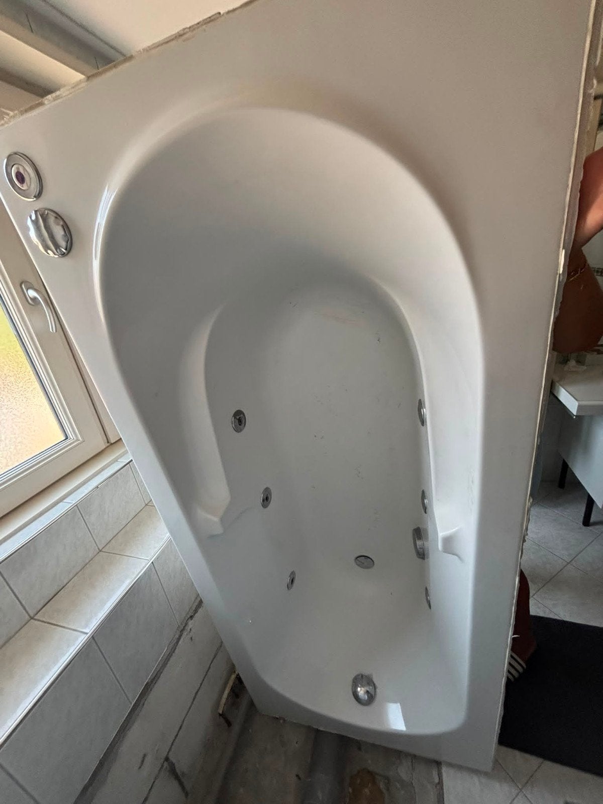 Gratis af te halen: Gebruikt ligbad met jets, Ophalen of Verzenden, Gebruikt, Bad
