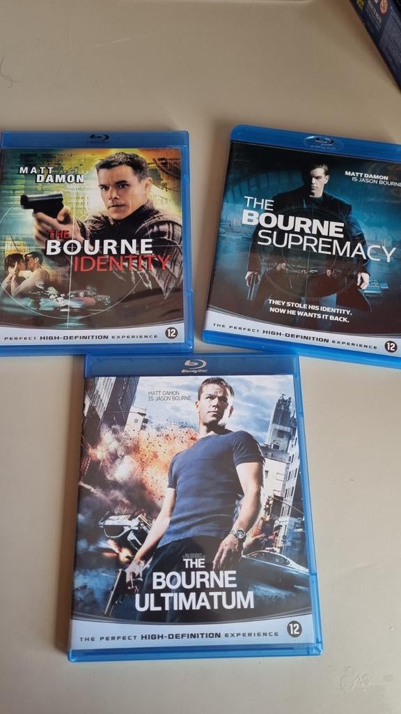 The Bourne Identity, Supremacy en Ultimatum Blu-ray, Ophalen of Verzenden