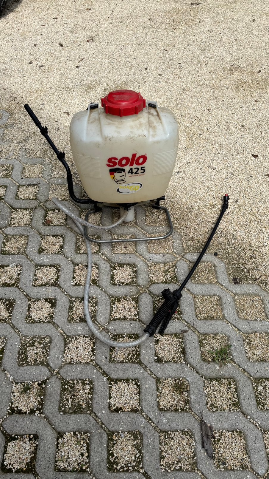Solo 425 rugspuit 15 liter, Ophalen of Verzenden, Gebruikt, Overige soorten