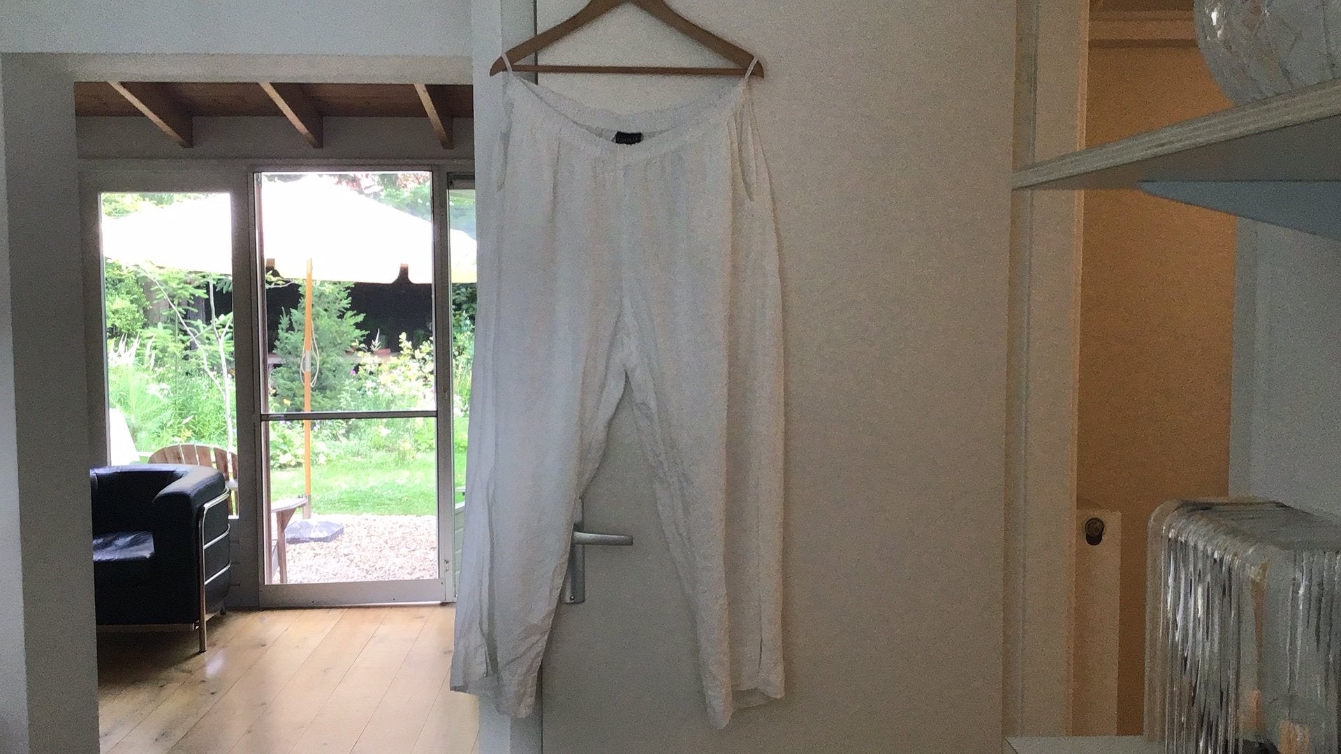 Ophilia linnen broek 3, Kleding | Dames, Wit, Maat 42/44 (L), Ophalen of Verzenden, Zo goed als nieuw