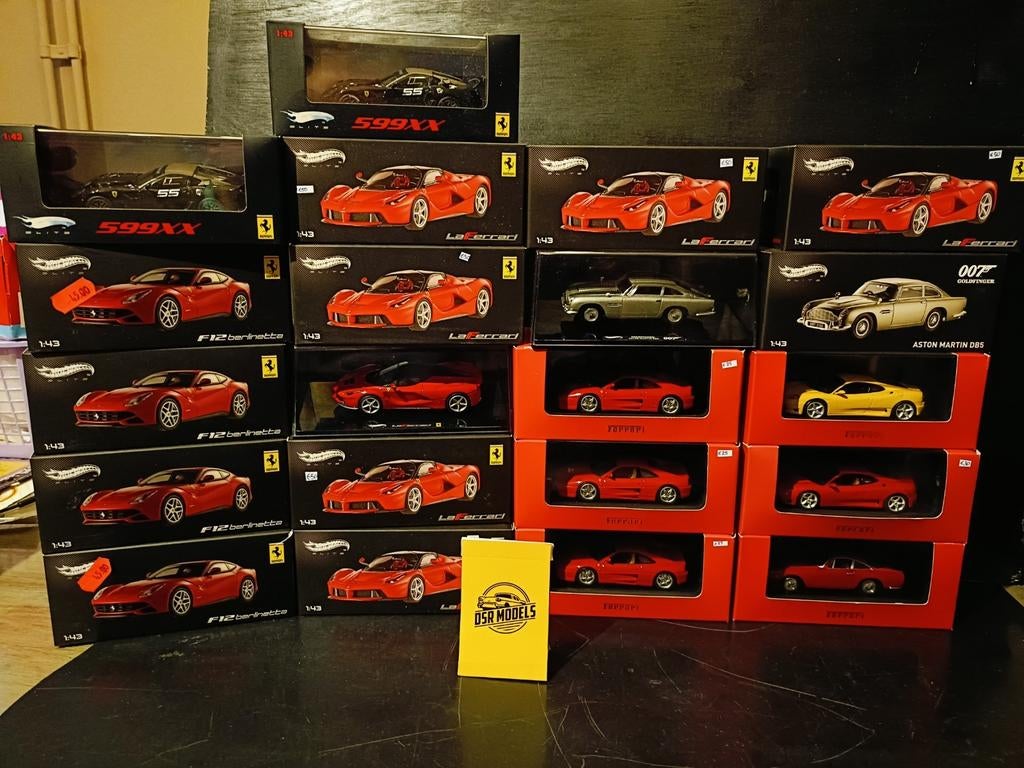 1:43 HotWheels (elite) verschillende type, Overige merken, S, Auto, R