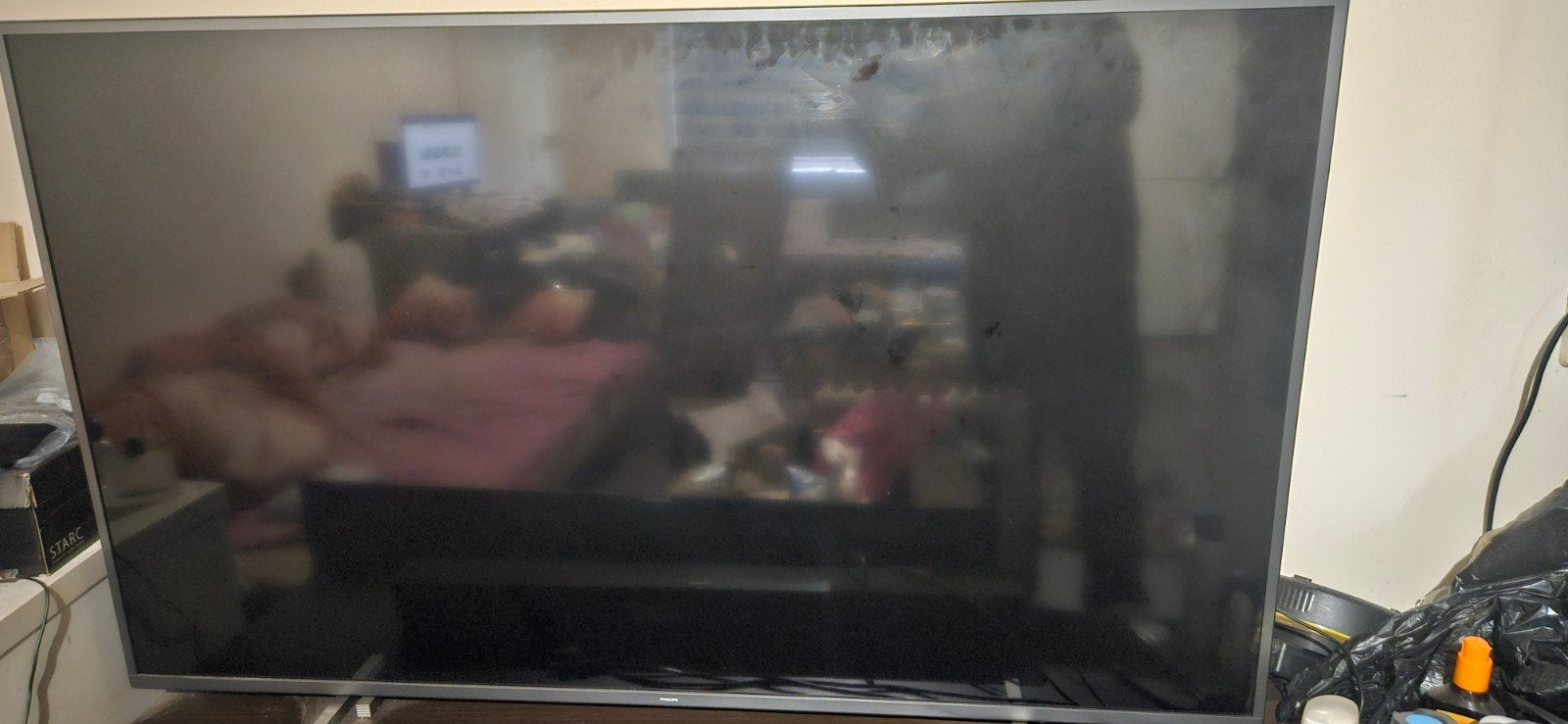 Philips 58PUS7805/12  kapote 2 stuks Tv voor onderdelen, Ophalen, Philips, LED, 50 Hz