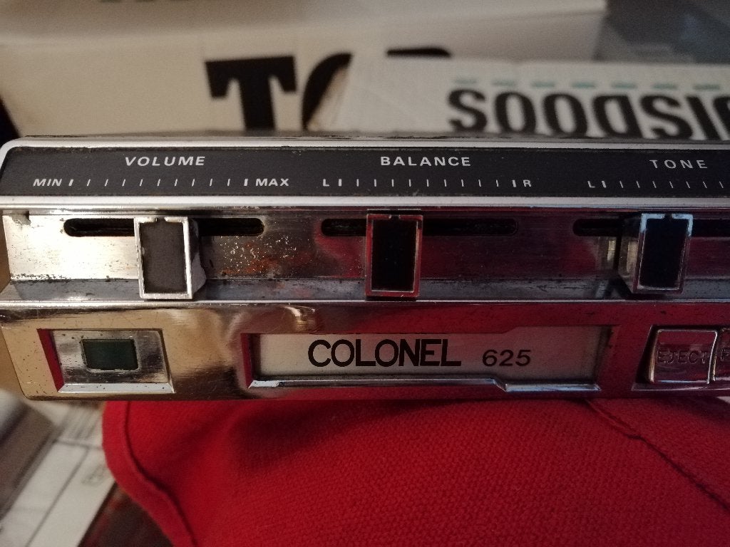 vintage Colonel 625. tapedeck, versterker 1976 cassette deck, Ophalen of Verzenden, Enkel, Overige merken