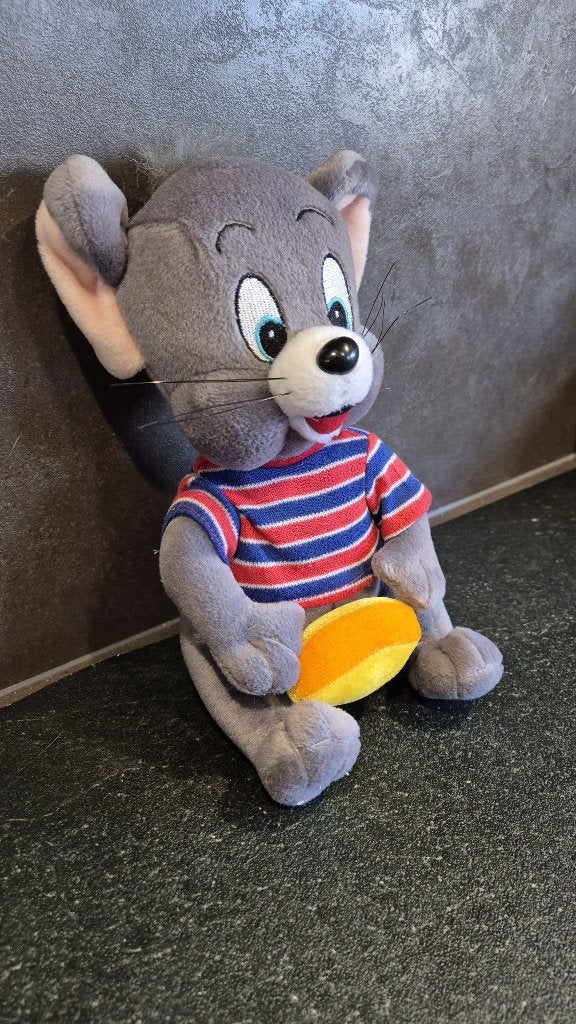 Vintage Jerry, van Tom & Jerry, knuffel, 28cm. T9, Kinderen en Baby's, Speelgoed | Knuffels en Pluche, Tweedehands verkoop, Tweedehands verkoop