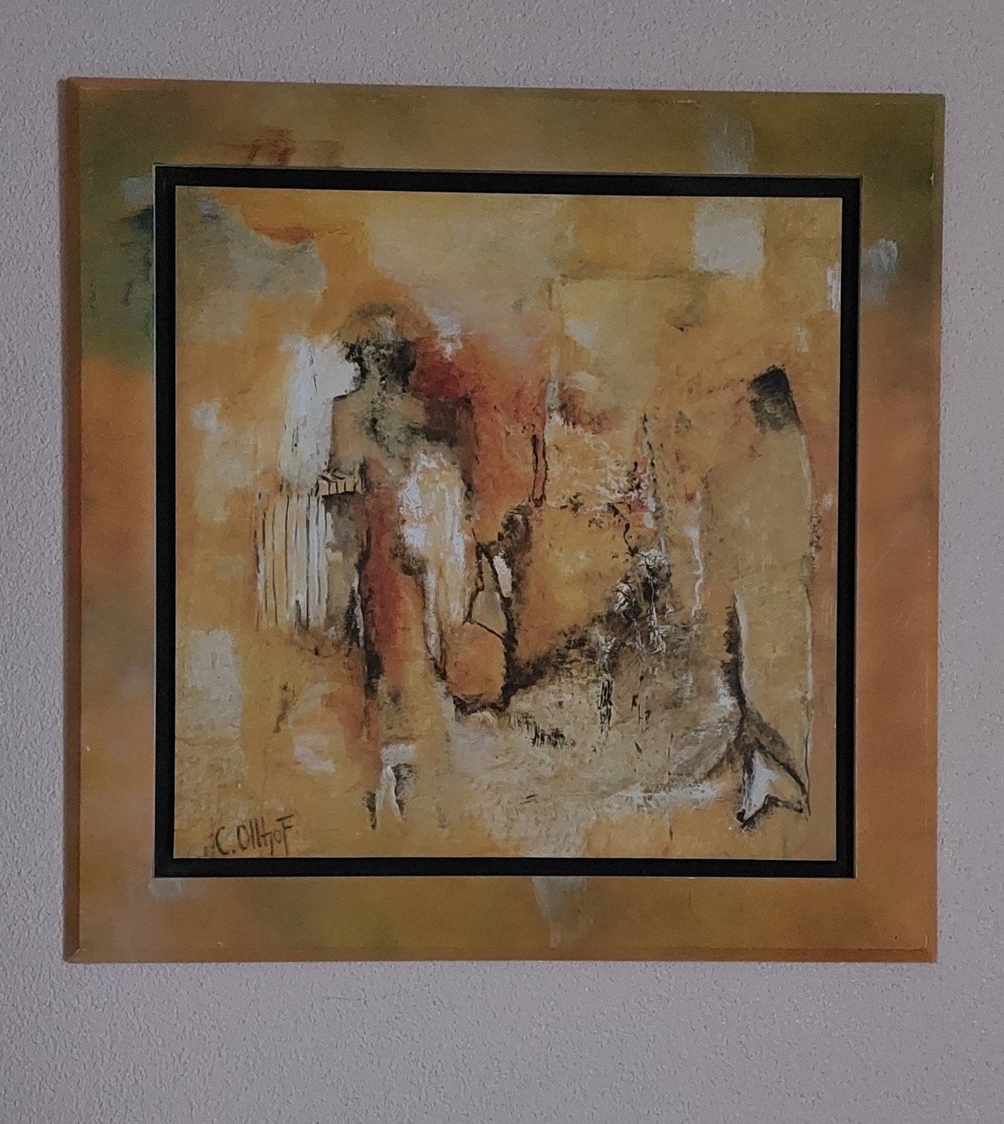 Abstract Schilderij - Moderne Kunst, Ophalen