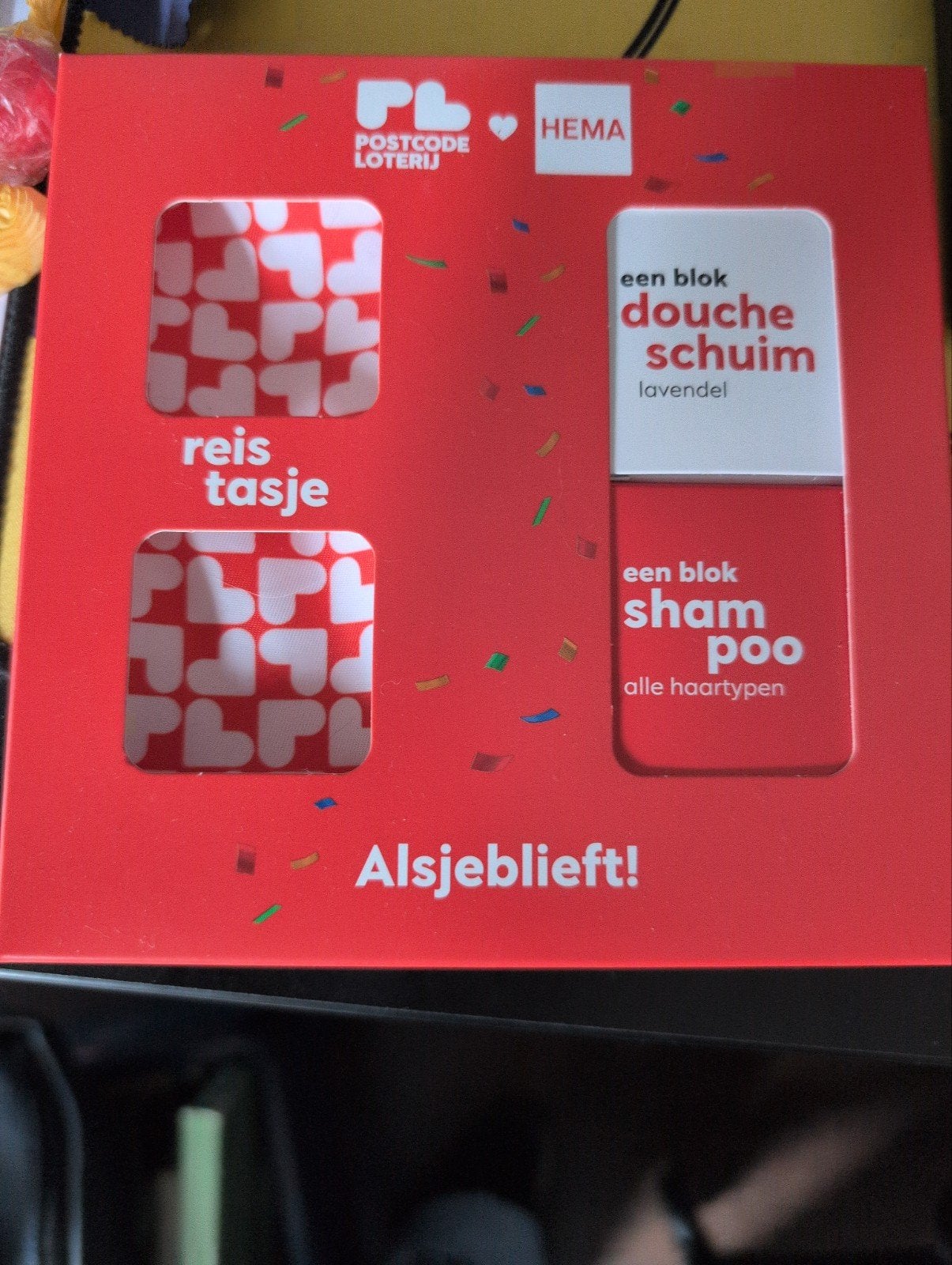 Hema Postcode Loterij Douche- & Shampoo Blokken + Reistasje, Ophalen of Verzenden