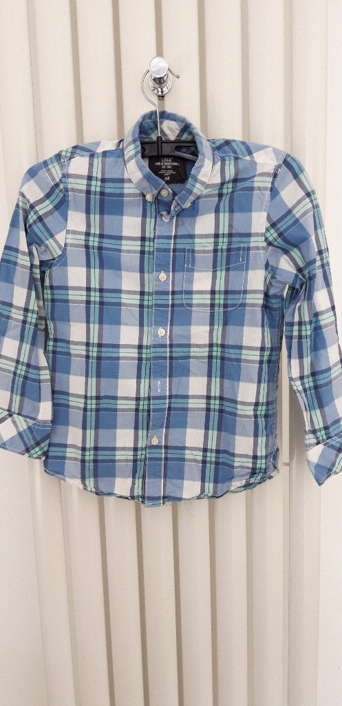 Leuk overhemd 128, Kinderen en Baby's, H&M, Overhemd of Blouse, Ophalen of Verzenden, Zo goed als nieuw