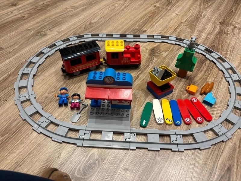 Duplo trein 10874 + 2x 10882, Compleet, Gebruikt, Ophalen of Verzenden, Duplo