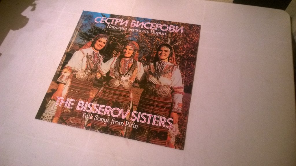 Bisserov sisters ‎– folk songs from pirin, Inclusief binnenhoes, Ophalen, Gebruikt, 12 inch