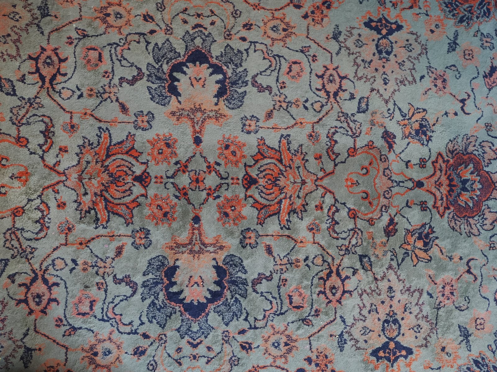 Vintage Vloerkleed Dutchbone 170x240 cm - Oud Groen, Ophalen, Gebruikt, 150 tot 200 cm, 200 cm of meer