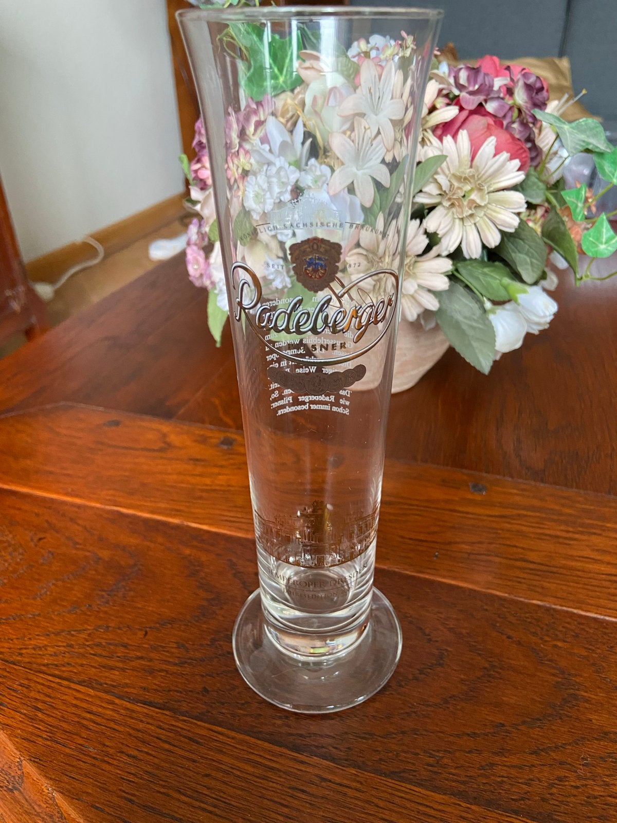 Radeberger Pilsner Bierglas - Semperoper Dresden Editie, Ophalen of Verzenden