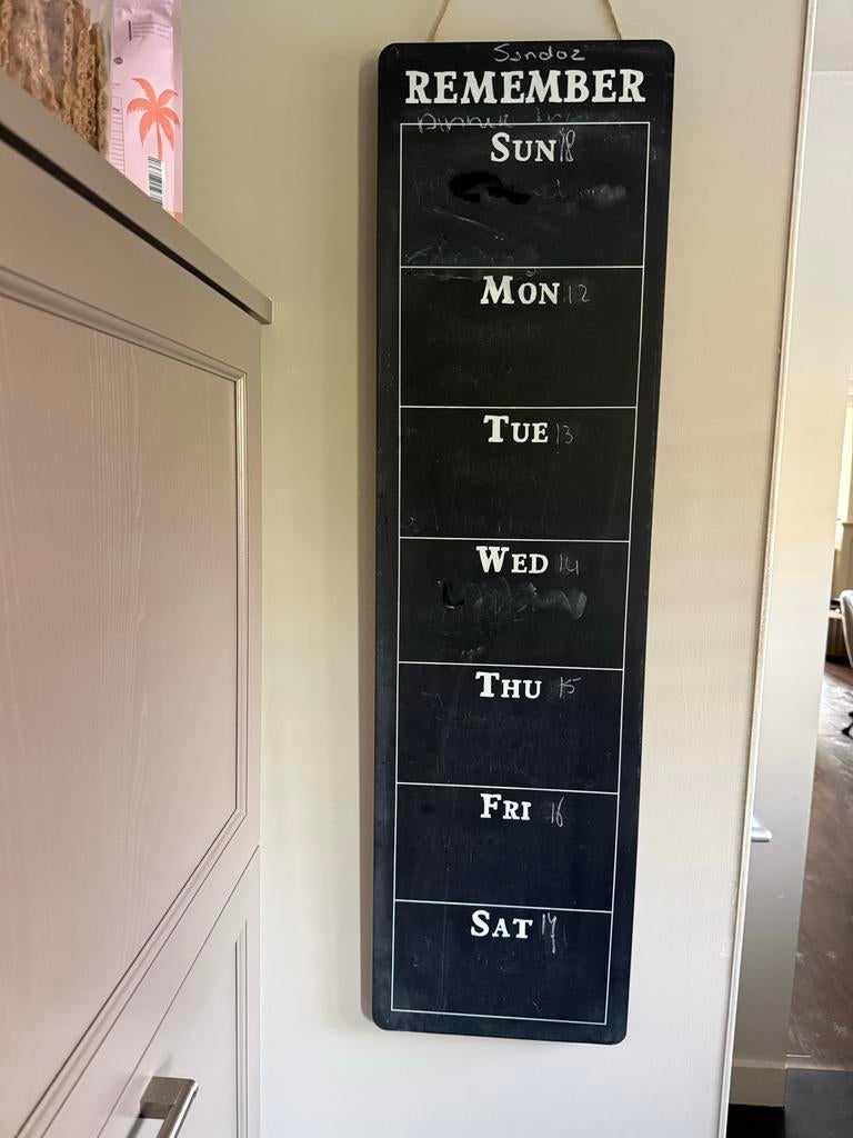 Set van 3 decoratieve borden: Kalender, Diner & Familie, Huis en Inrichting, Woonaccessoires | Kandelaars en Kaarsen, Ophalen