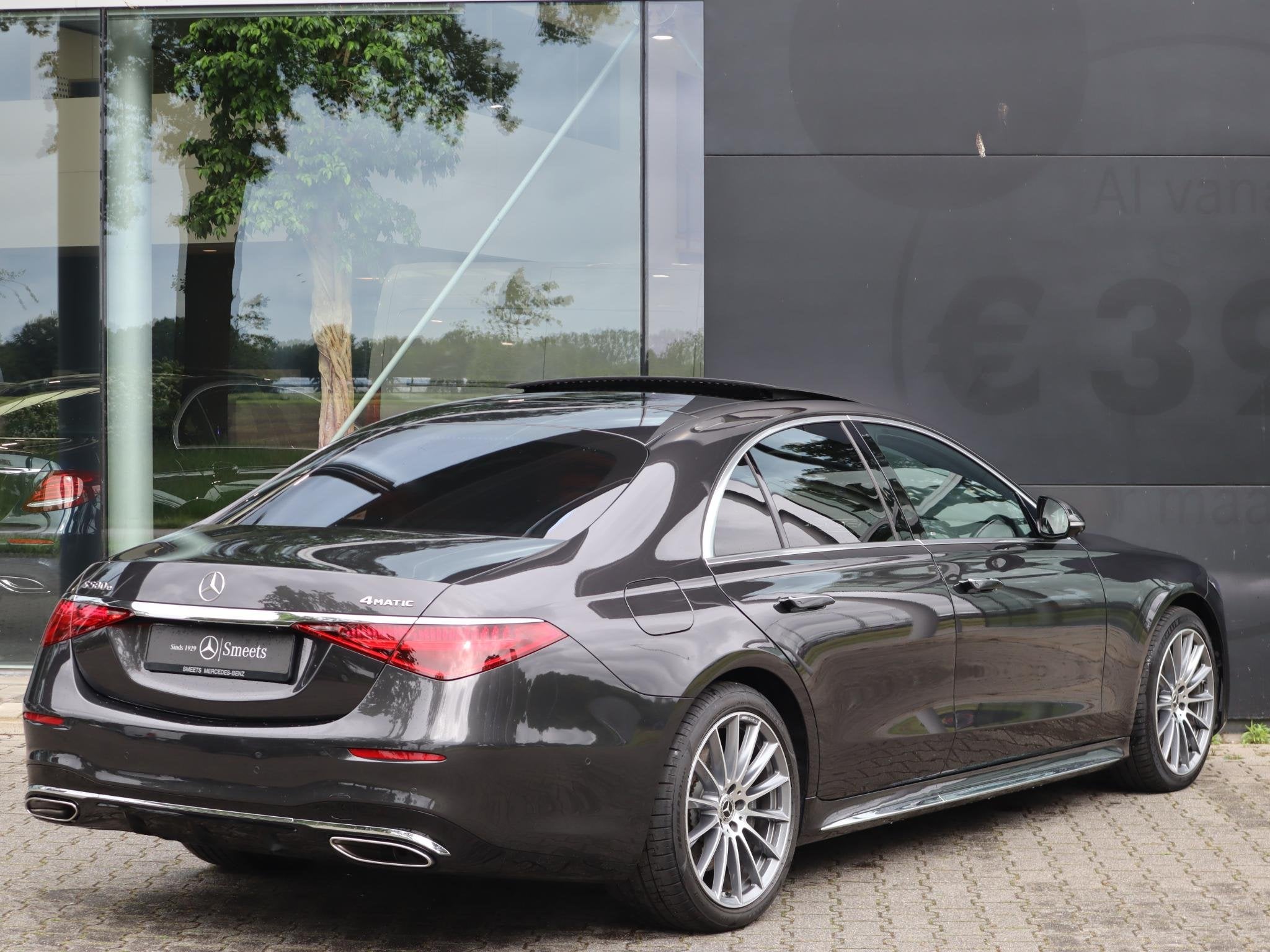 Mercedes-Benz S-klasse 580 e AMG Line l Keyless l Achteruitr, Auto's, Achterwielaandrijving, Gebruikt, Euro 6, 510 pk