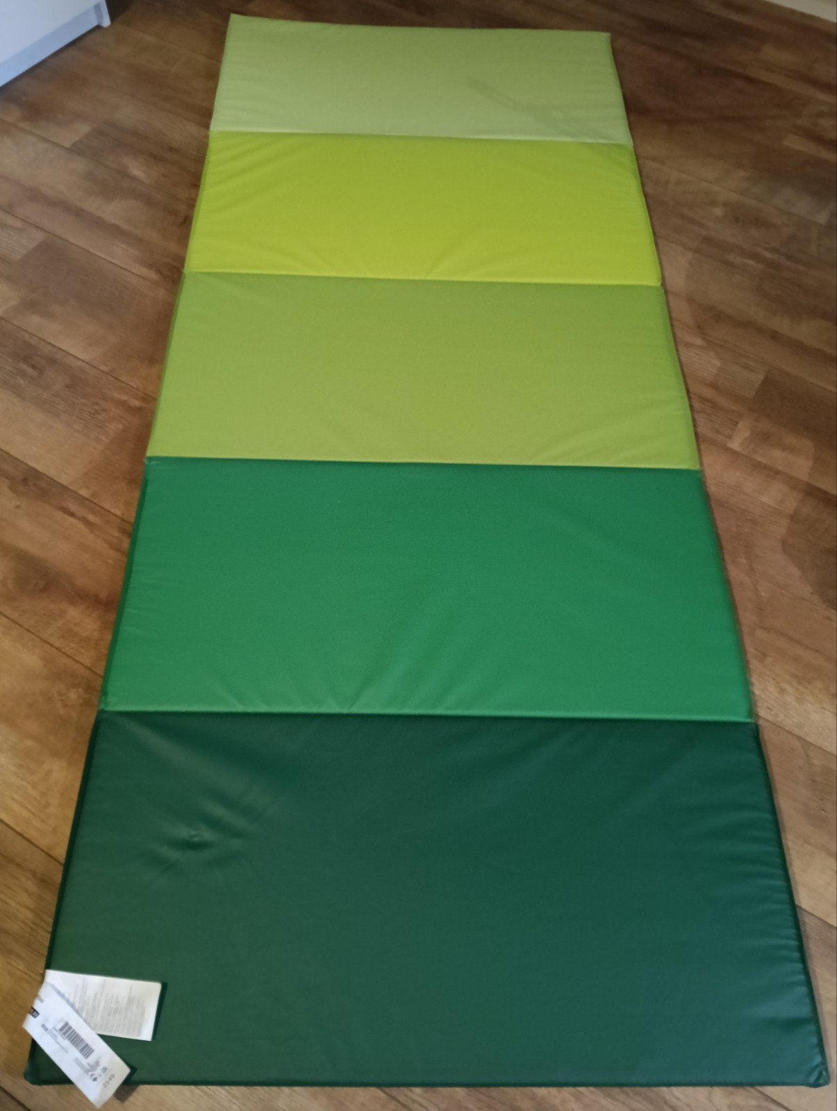 IKEA PLUFSIG Opvouwbare Gymnastiekmat - Groen, Ophalen of Verzenden, Gebruikt, Speelkleed