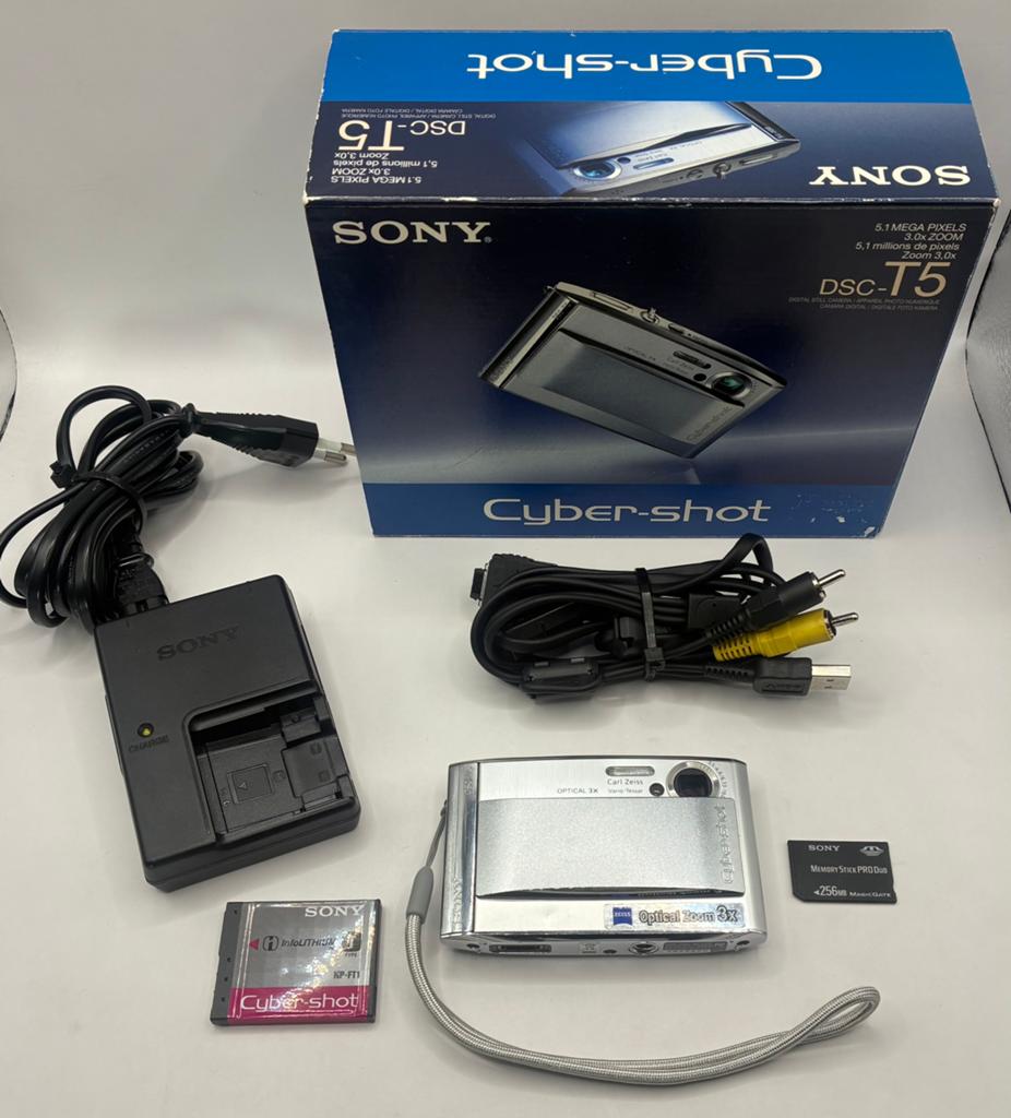 Sony Cyber-shot DSC-T5 - compact camera, Ophalen of Verzenden, Zo goed als nieuw, Sony, 8 keer of meer