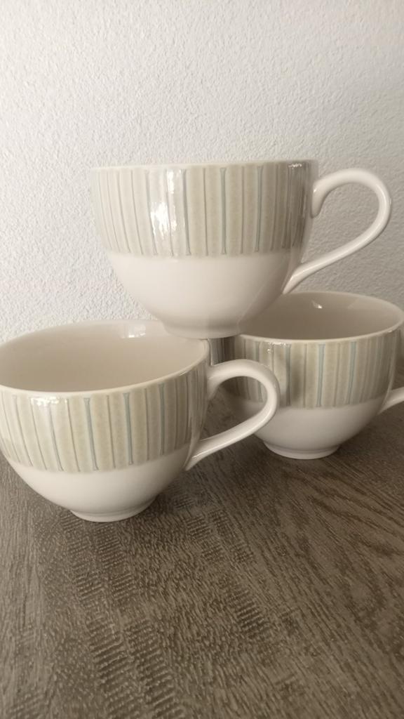 Set van 3 aardewerken soepkommen, Ophalen of Verzenden, Zo goed als nieuw, Aardewerk, Kom(men)