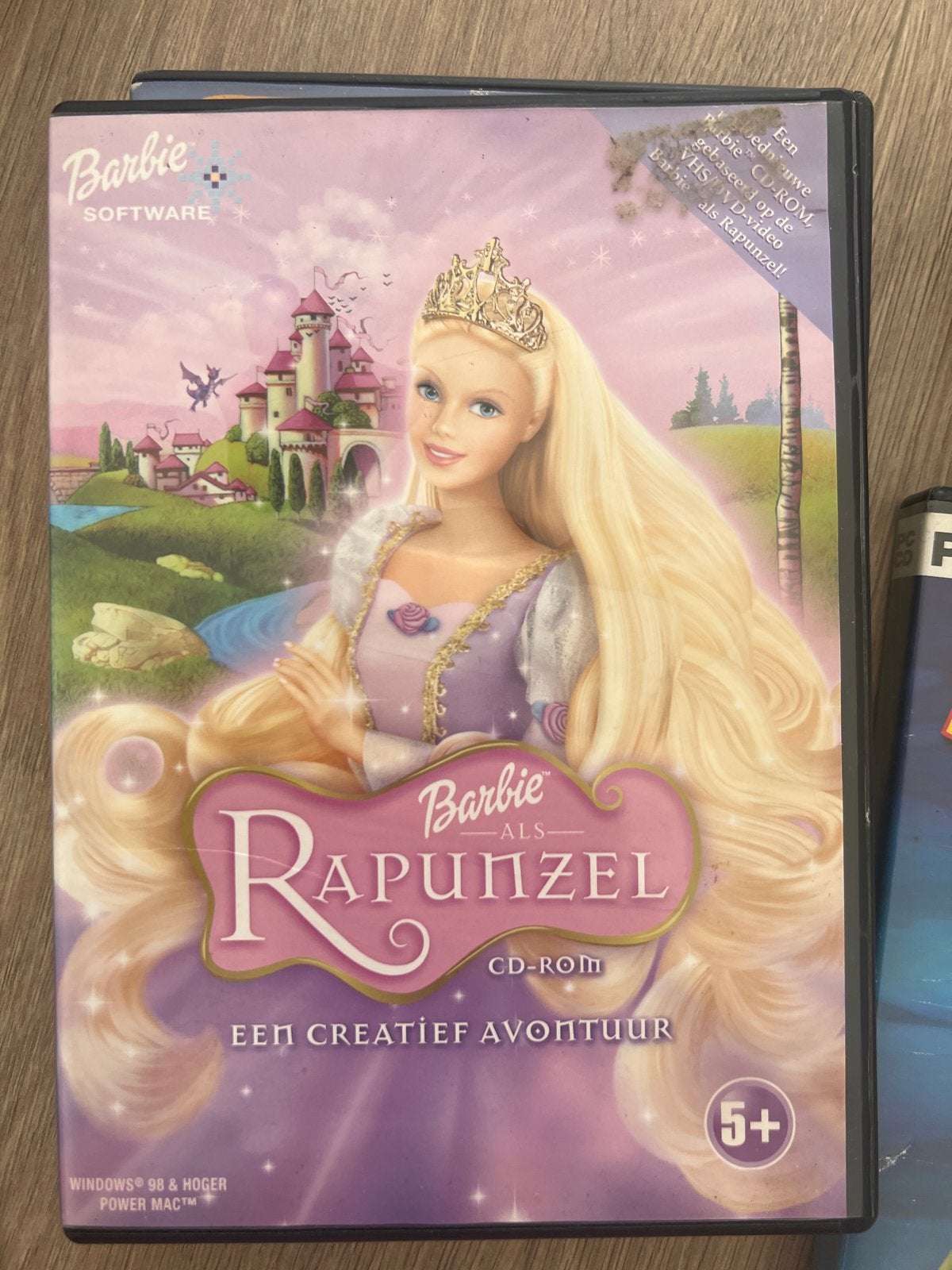 Barbie als Rapunzel PC CD-ROM - Een Creatief Avontuur, Spelcomputers en Games, Games | Pc, Gebruikt, Puzzel en Educatief, 1 speler