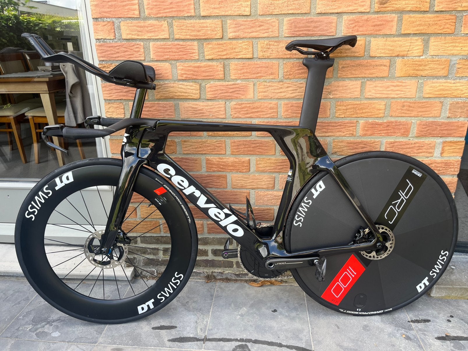 Cervelo P5 Sram Red Axs tijdritfiets, Carbon, Zo goed als nieuw, Meer dan 20 versnellingen, 53 tot 57 cm