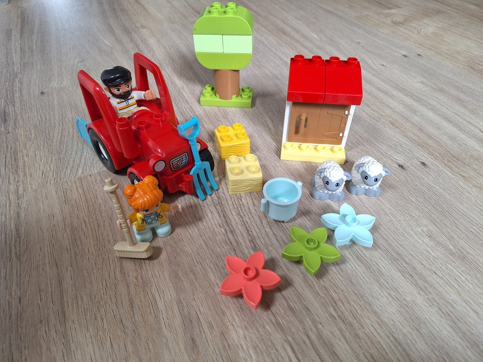 Lego Duplo Boerderij dieren verzorgen, Ophalen of Verzenden, Gebruikt, Overige merken