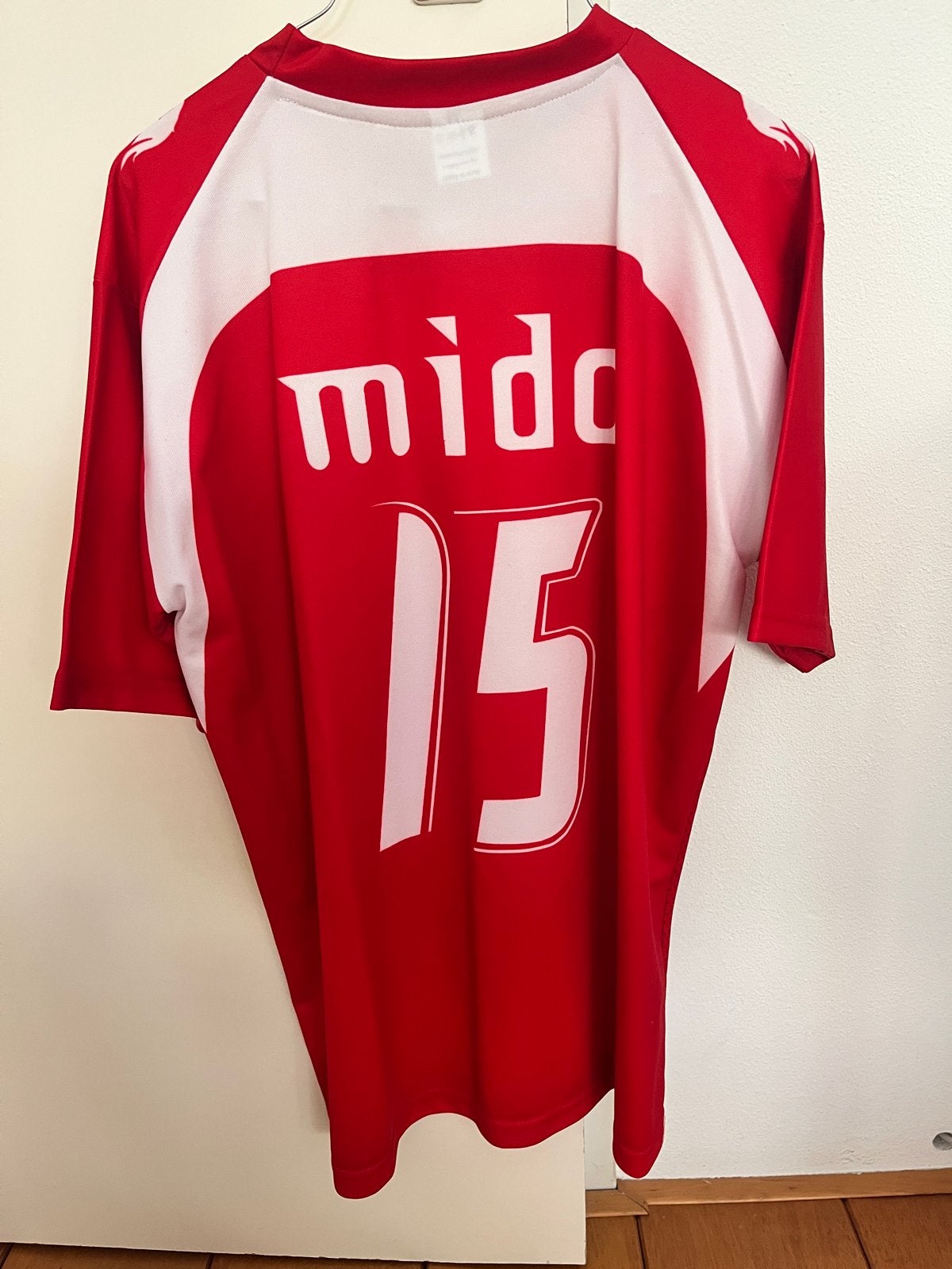 Mido shirt nummer 15 Egyptisch elftal2003 ajax, Ophalen of Verzenden, Zo goed als nieuw, Shirt