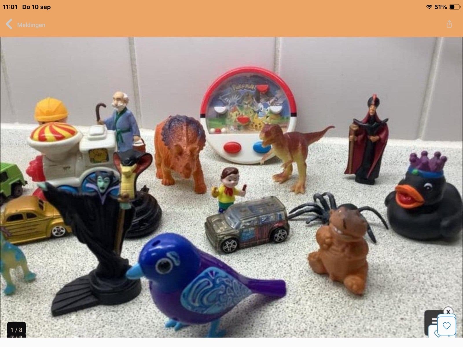 Diverse verzamel-figuren (Fisher Price, McDonald's e.a.), Verzenden, Zo goed als nieuw