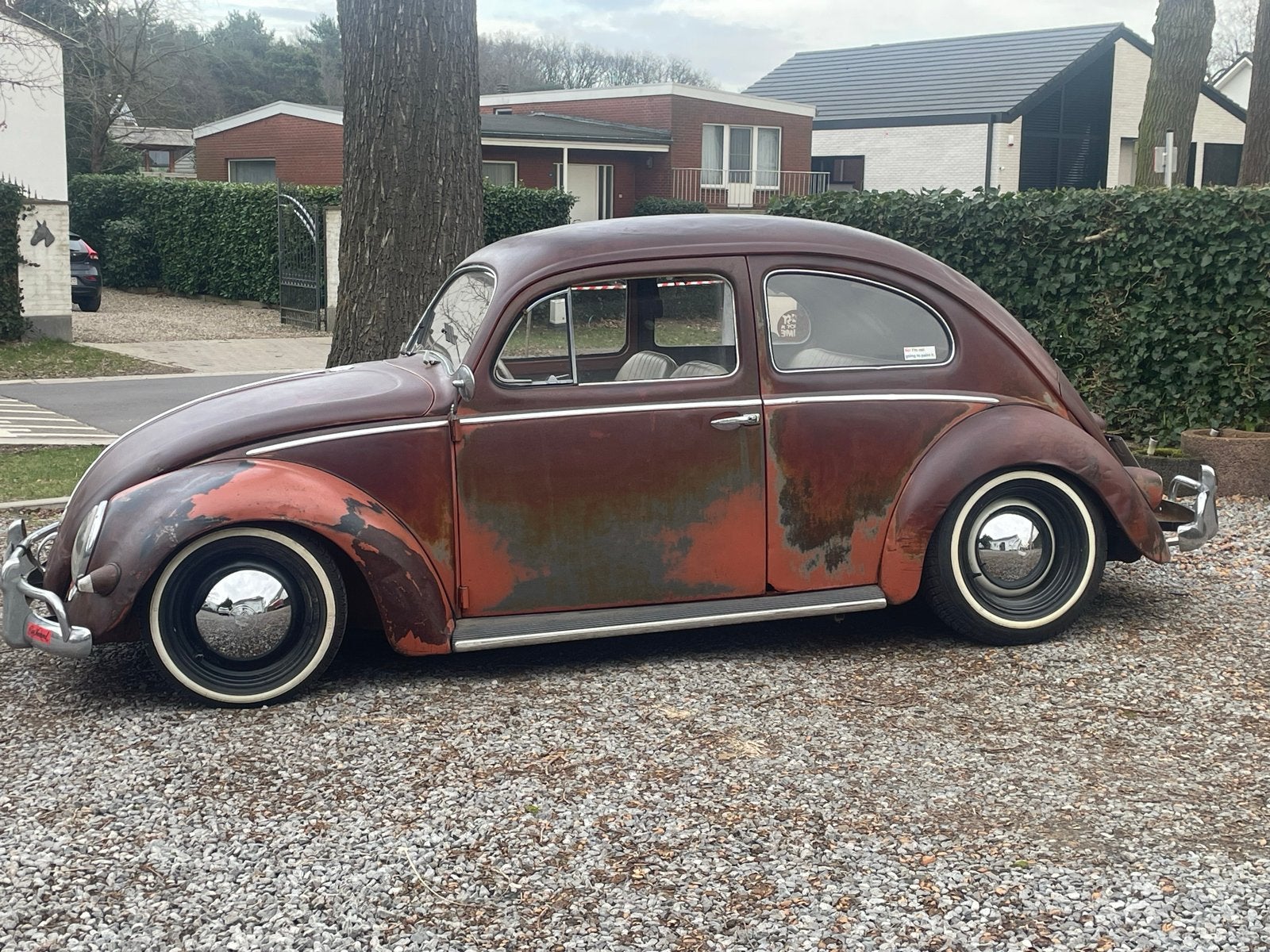 Vw kever Ovaal 1956–Amerikaanse uitvoering–Prachtige patina, foto 5
