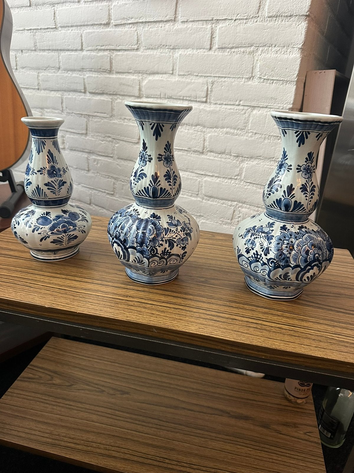 Delfsblauwe vazen 3 stuks, Ophalen