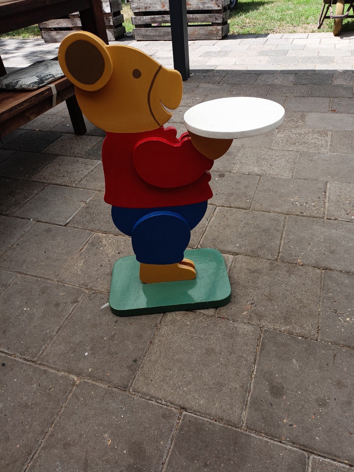 bijzettafel, Ophalen, Rond, 60 cm of meer