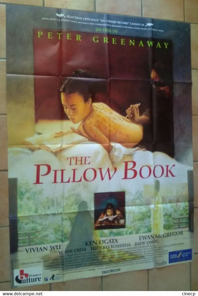 THE   PILLOW   BOOK      filmposter., Rechthoekig Staand, Verzenden, Deurposter of groter, Zo goed als nieuw