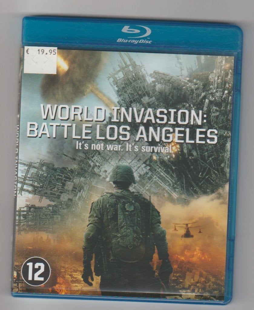World Invasion: Battle Los Angeles - blu ray - 2011, Ophalen of Verzenden, Gebruikt, Film, Blu-ray